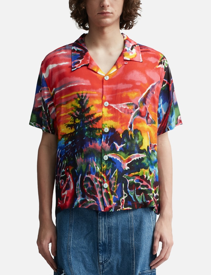 Forgotten Forest Short Sleeve Button Up Shirt