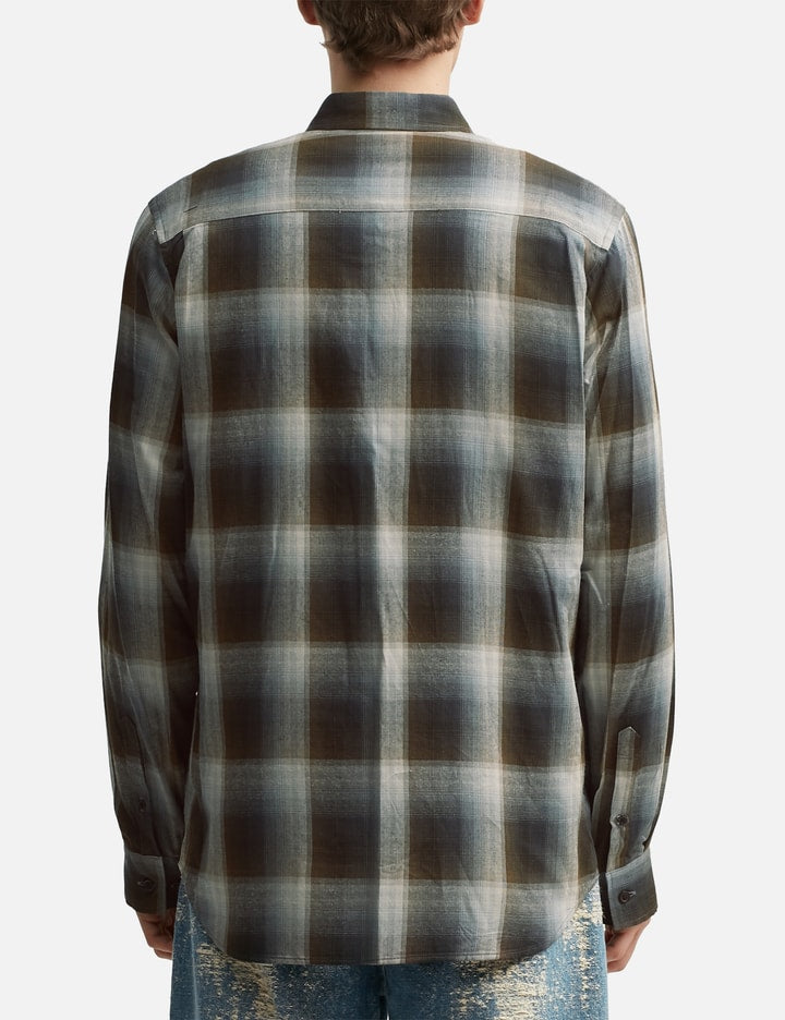 Check Embroidery Shirt