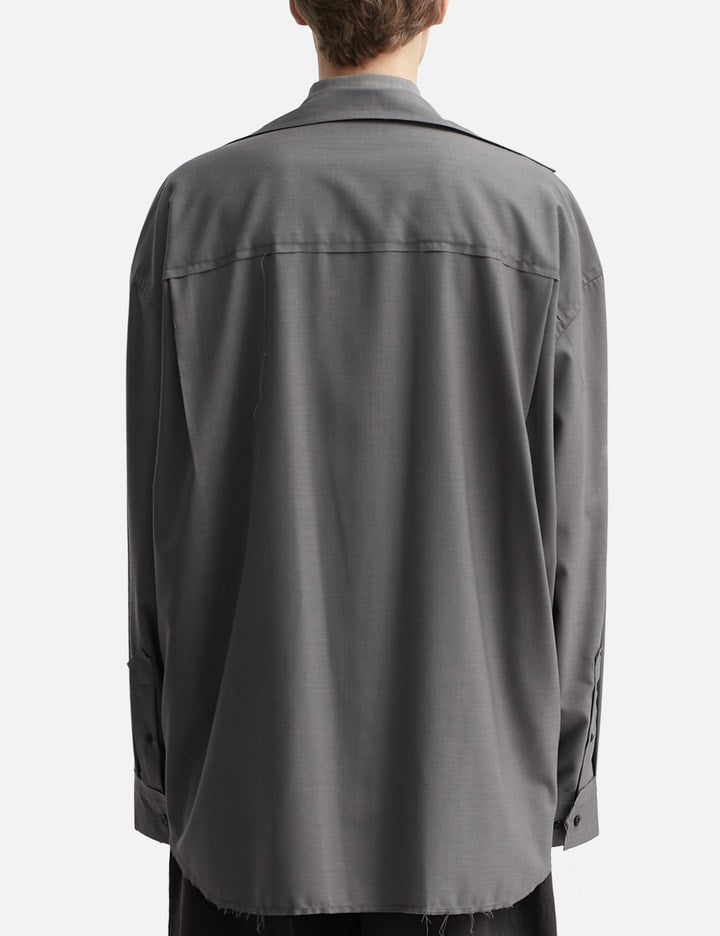 Dust Gray 2IN1 Double Layered Reversible Hybrid Shirt