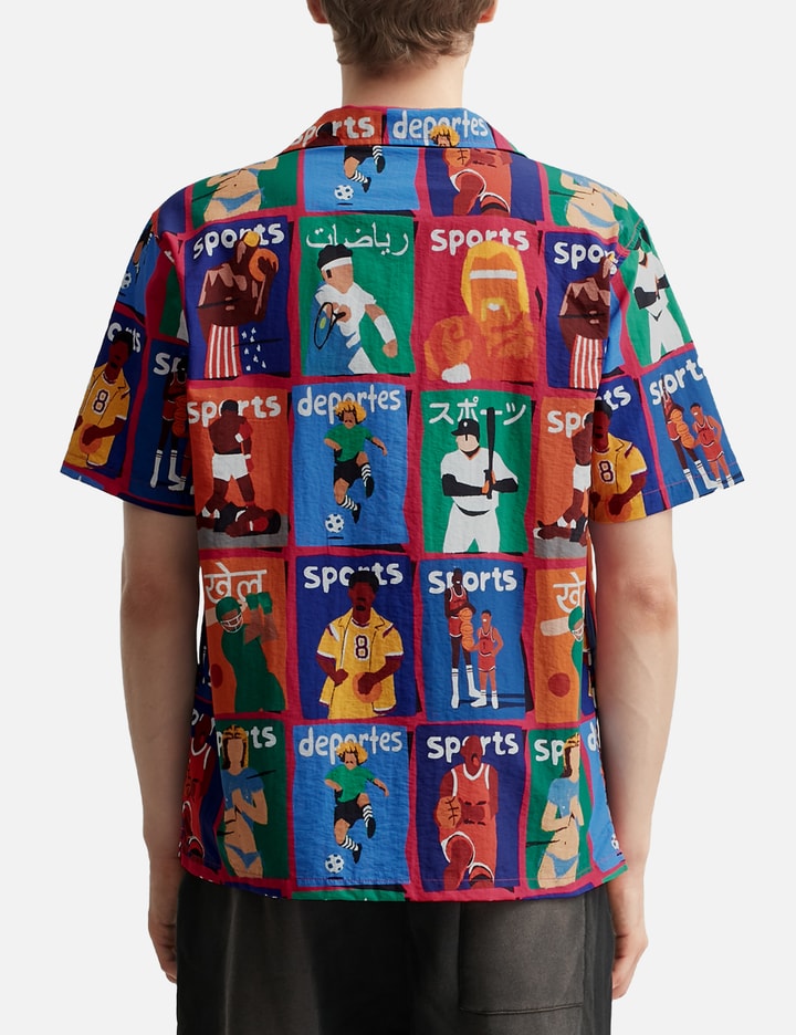 Illustrated S/S Button Up