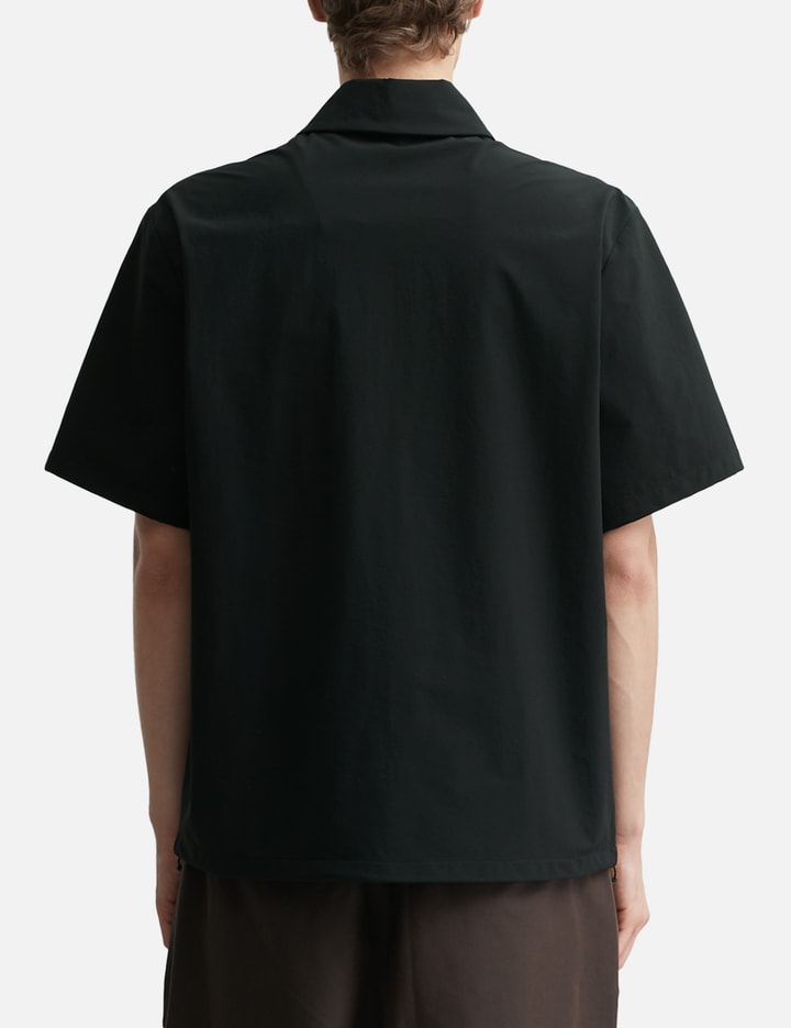 Logo Short Sleeve Half-Zip Shirt