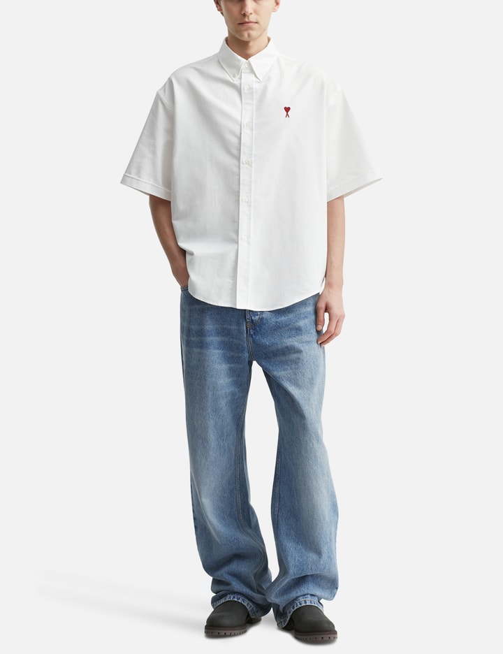 Cotton Boxy Fit Short Sleeves Shirt