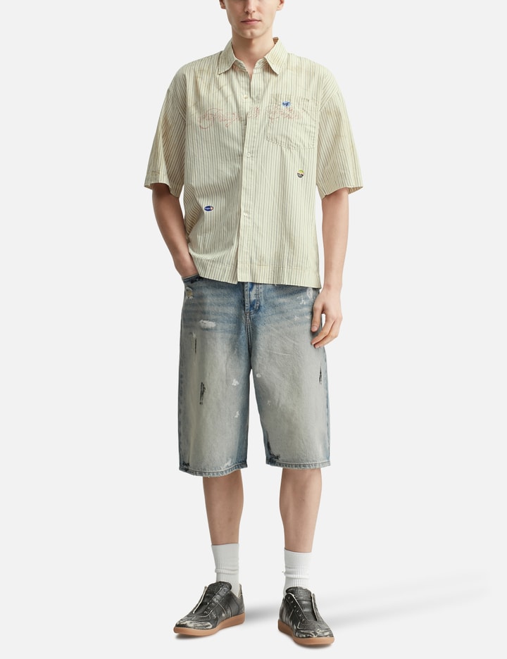 Short Sleeve Stickers Shirt