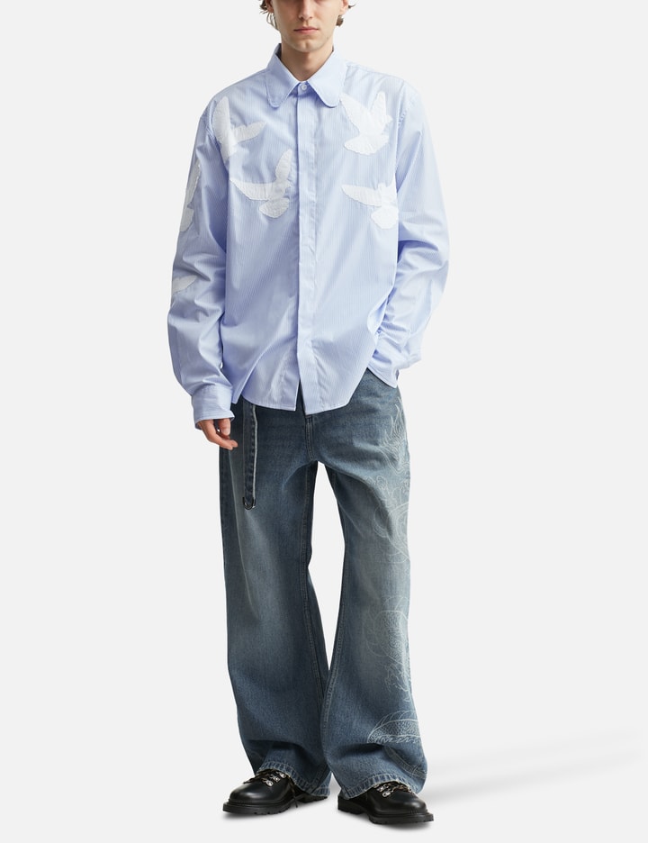 Flying Doves Button Shirt