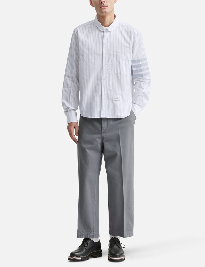 Oxford 4-Bar Shadow Pinstripe Shirt