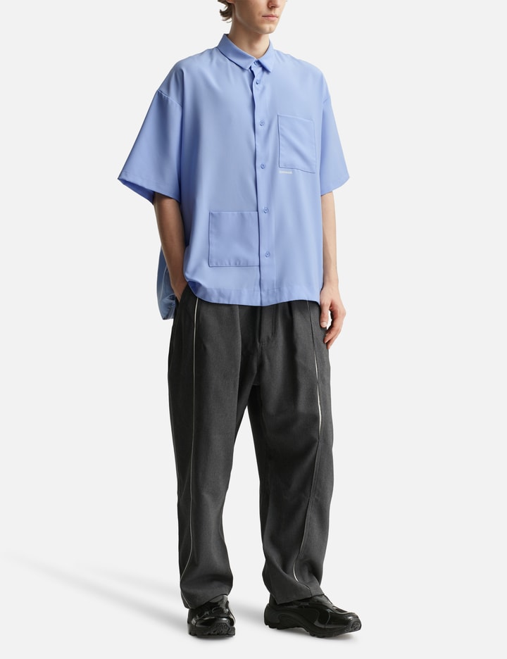 “GNV-Z” SOFTBOX Zip-Split Wide Shirt
