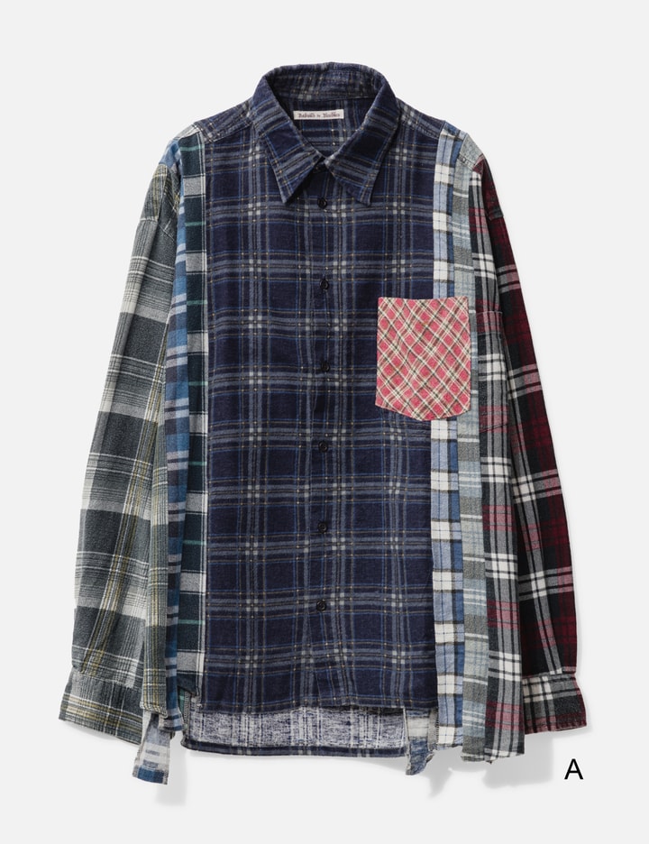 7 Cuts Wide Flannel Shirt