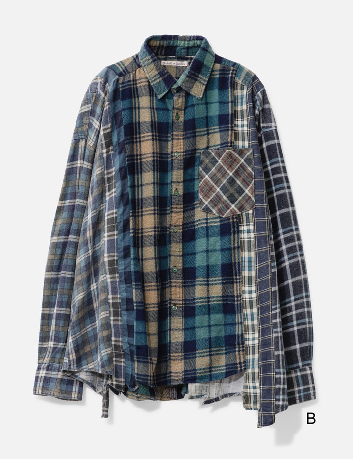 7 Cuts Wide Flannel Shirt