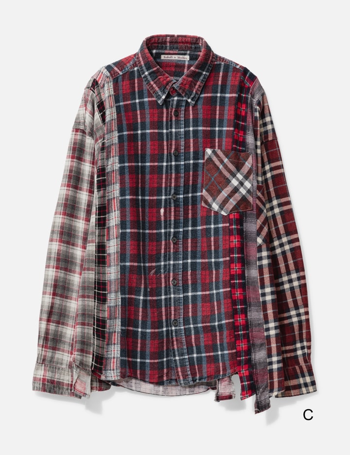 7 Cuts Wide Flannel Shirt