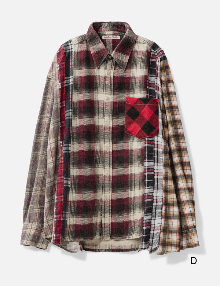 7 Cuts Wide Flannel Shirt