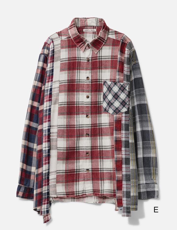 7 Cuts Wide Flannel Shirt