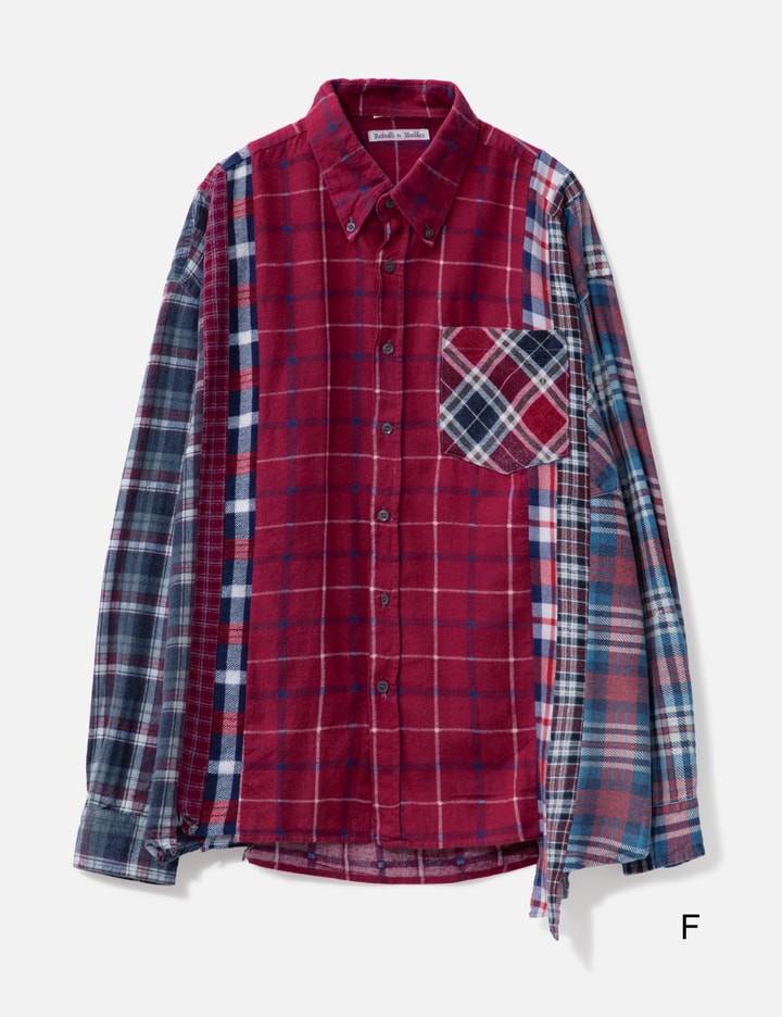 7 Cuts Wide Flannel Shirt