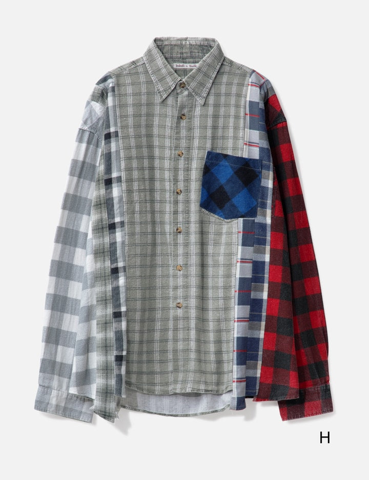 7 Cuts Wide Flannel Shirt