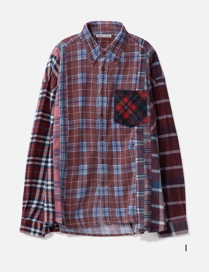 7 Cuts Wide Flannel Shirt