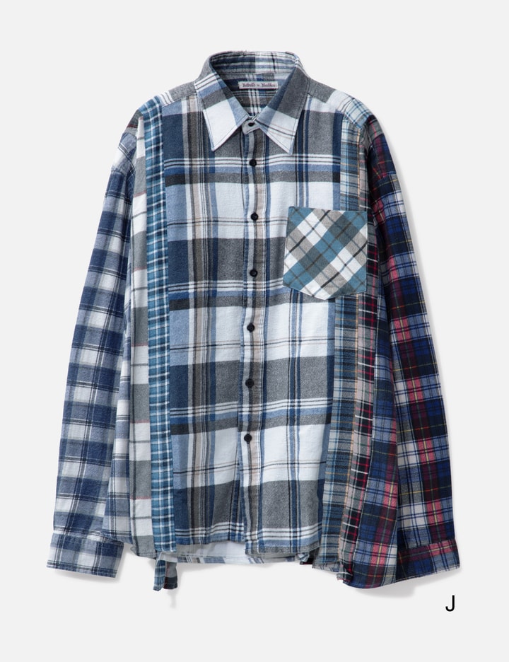 7 Cuts Wide Flannel Shirt