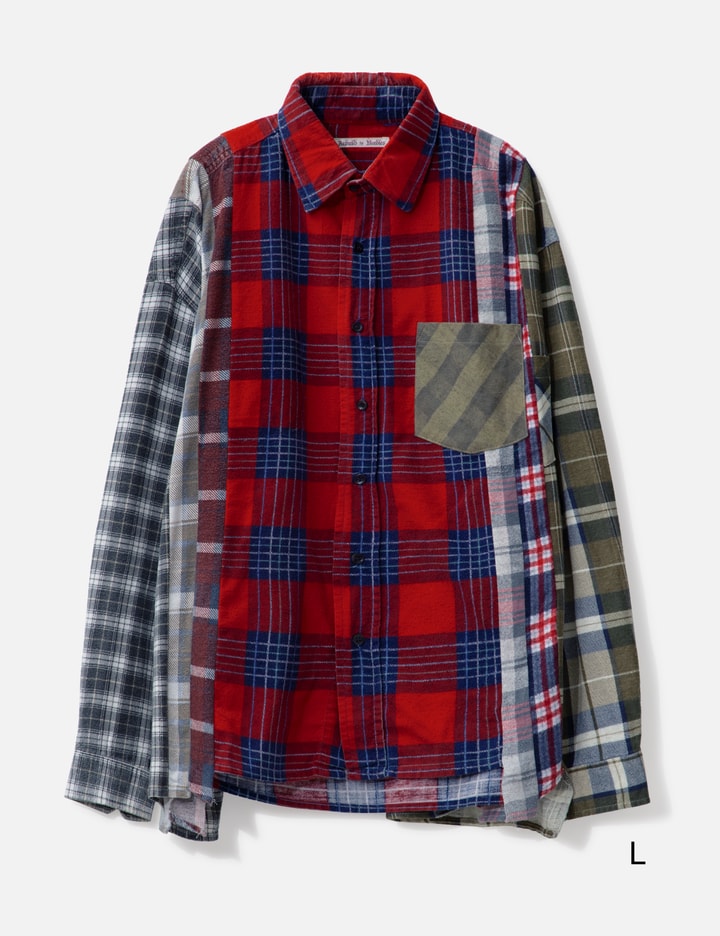 7 Cuts Wide Flannel Shirt