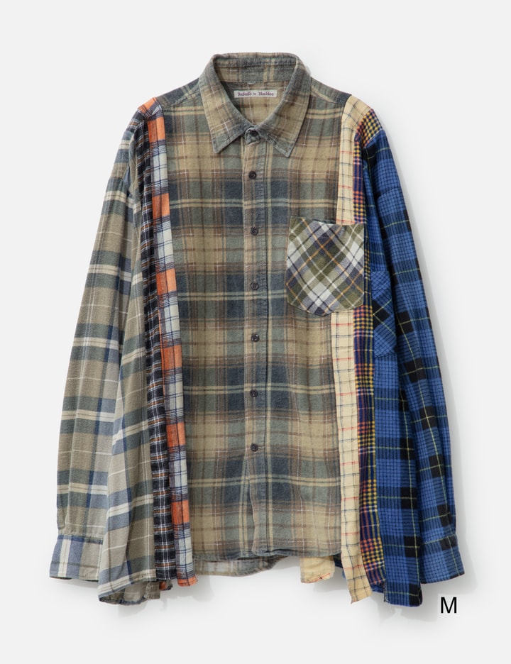 7 Cuts Wide Flannel Shirt