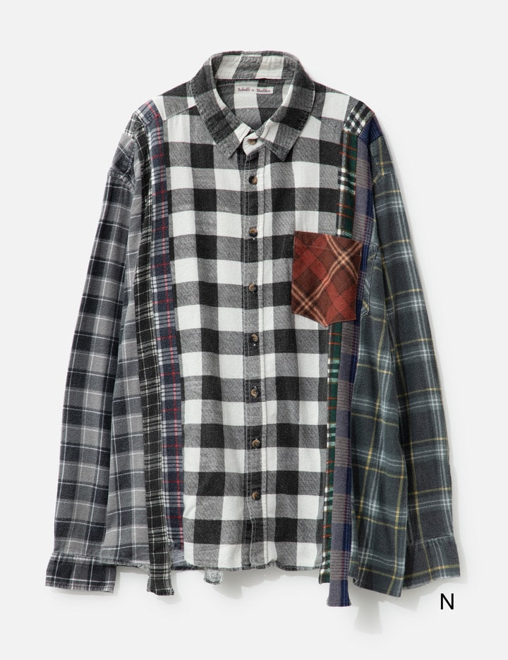 7 Cuts Wide Flannel Shirt