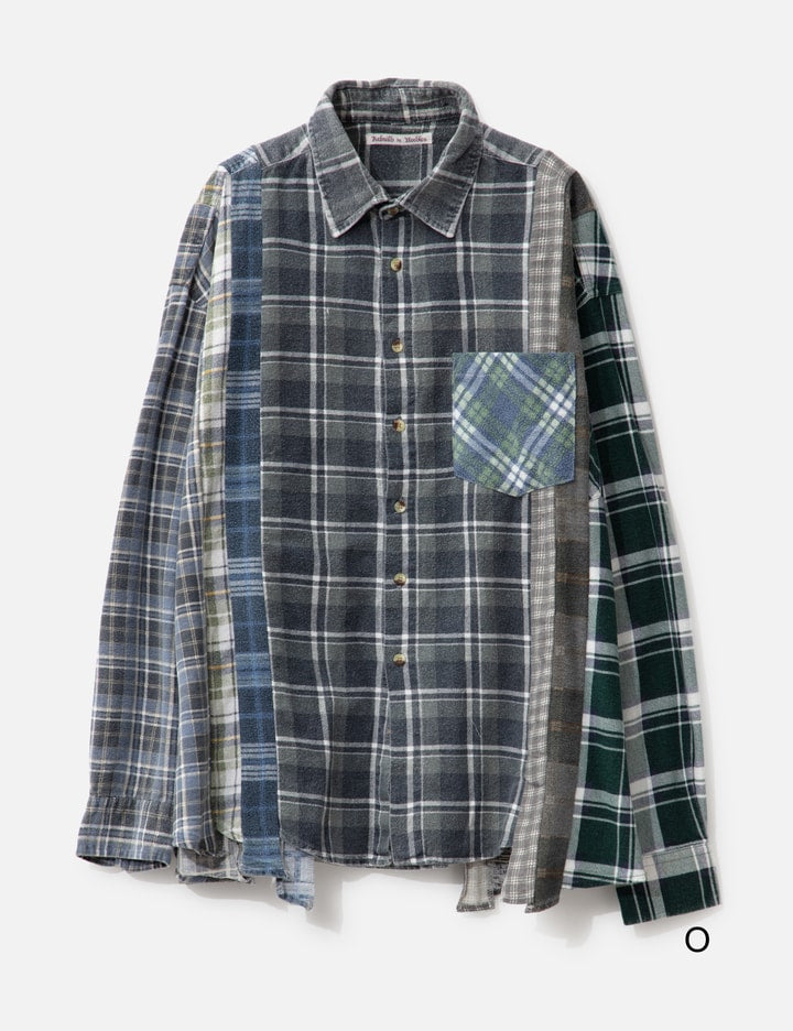 7 Cuts Wide Flannel Shirt