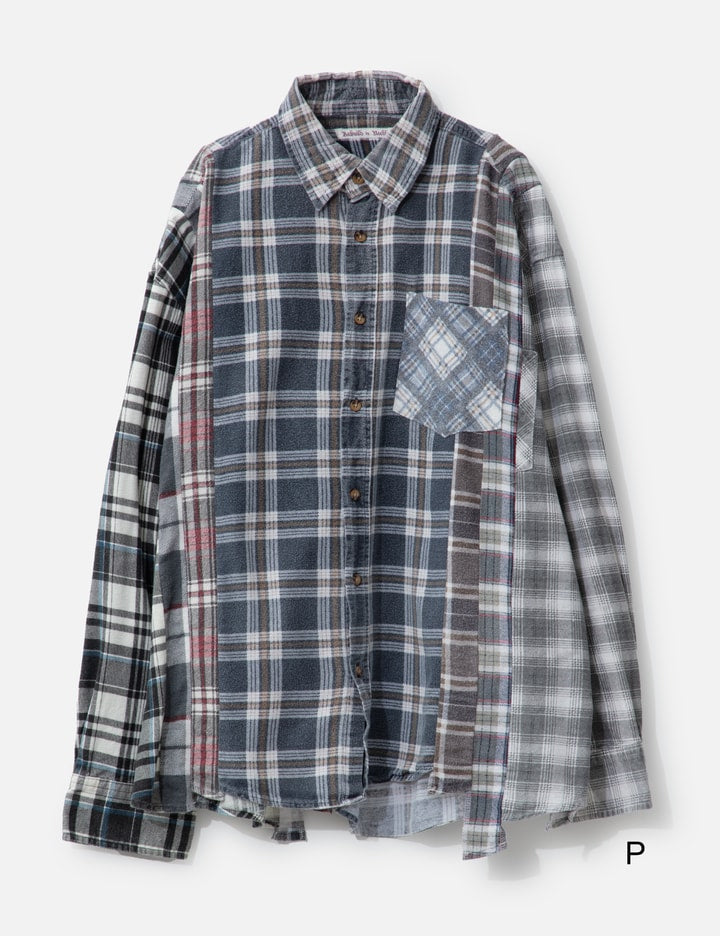 7 Cuts Wide Flannel Shirt