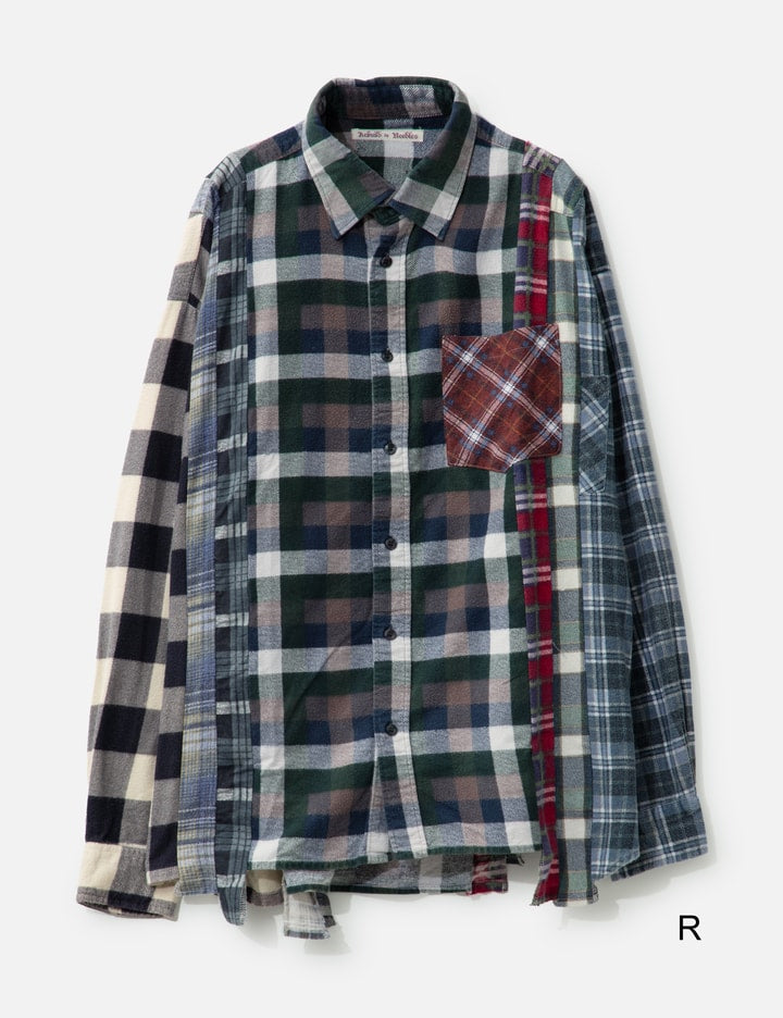 7 Cuts Wide Flannel Shirt