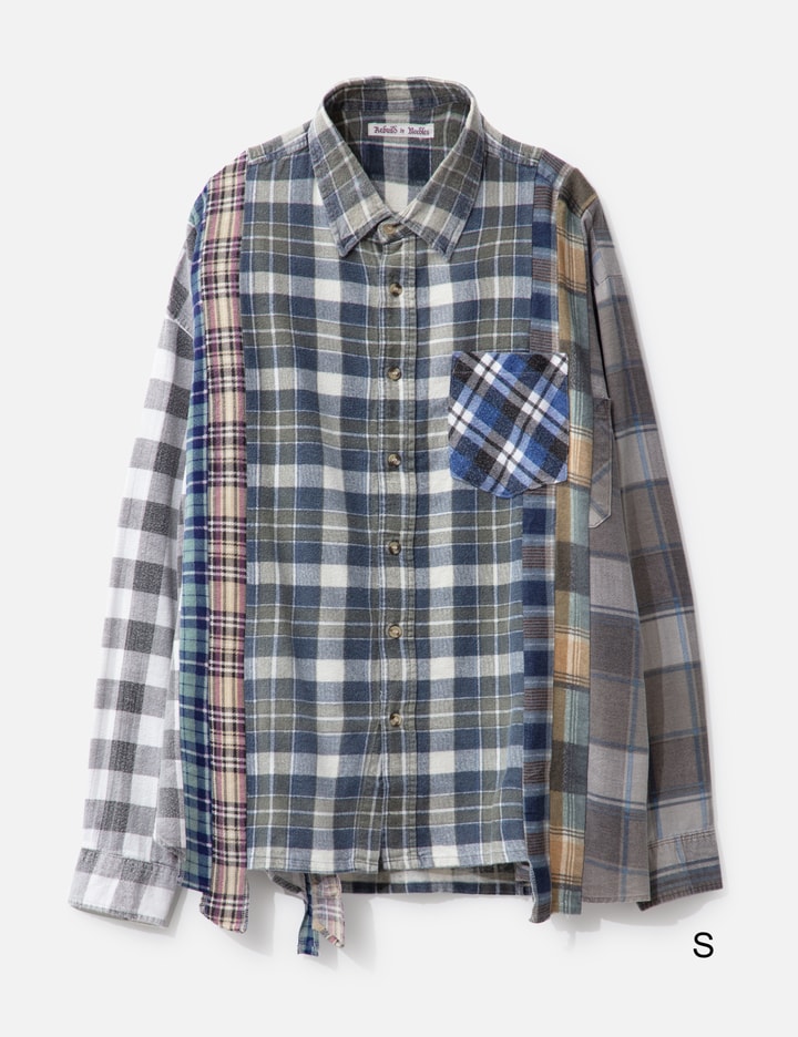 7 Cuts Wide Flannel Shirt