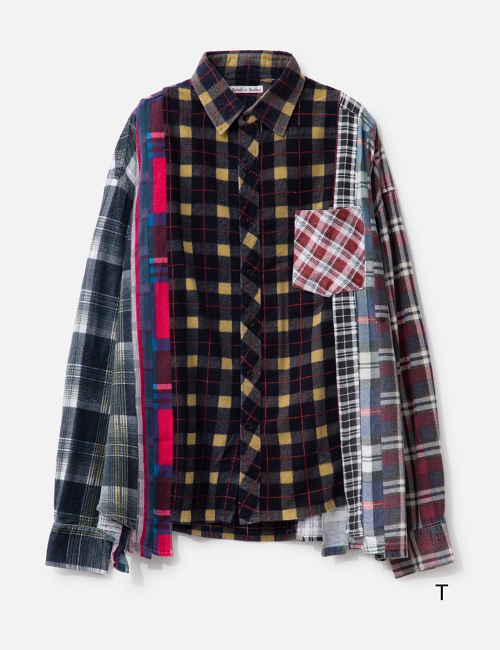 7 Cuts Wide Flannel Shirt