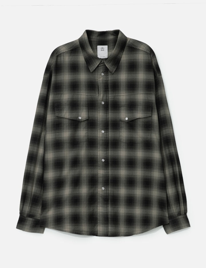 Loose Check Western Shirt