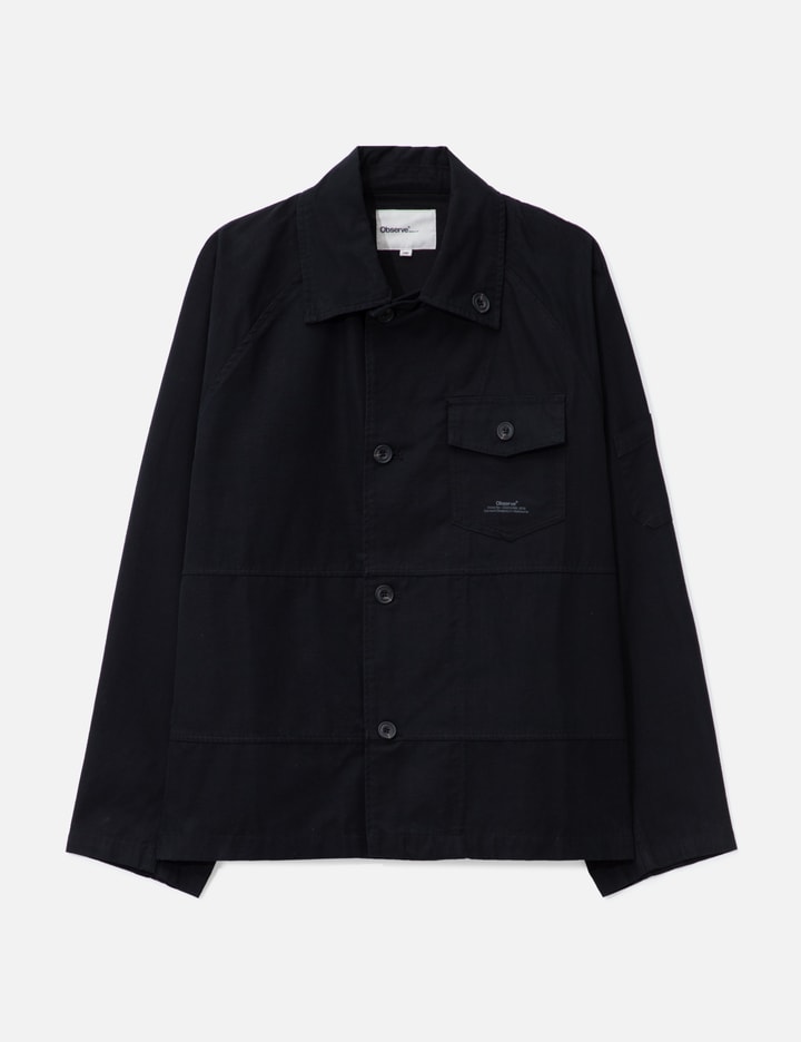 Crinkle Cotton Panel Shirt