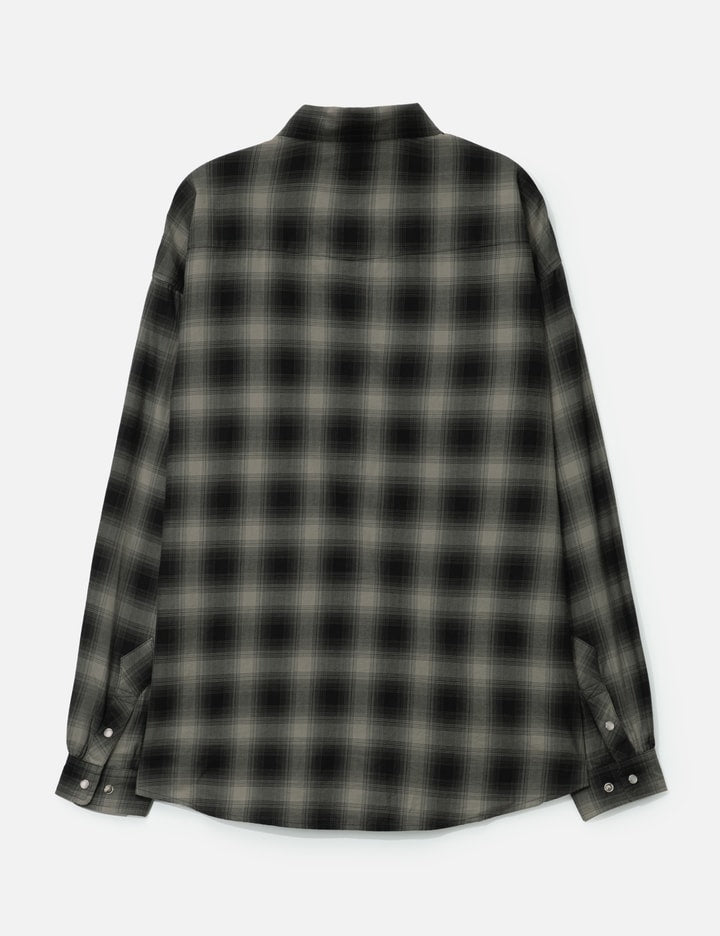 Loose Check Western Shirt