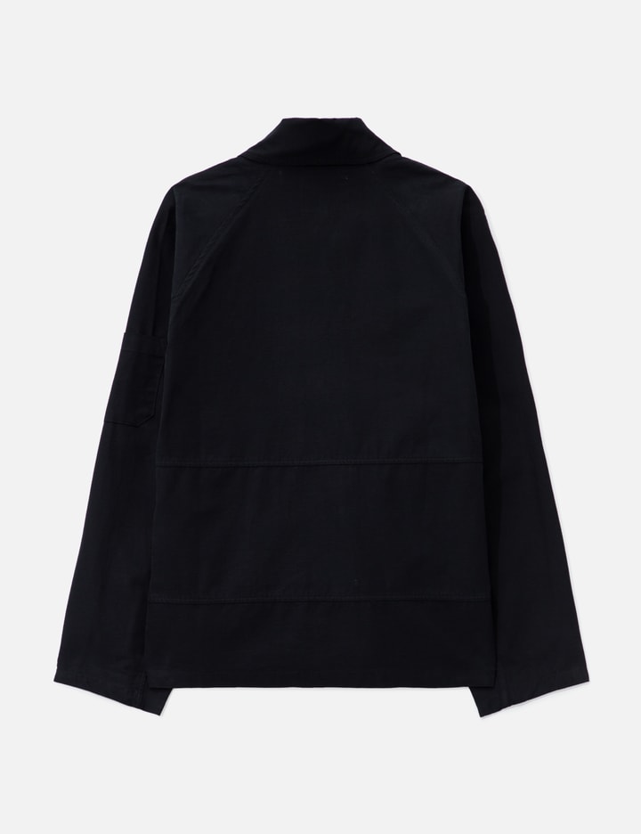 Crinkle Cotton Panel Shirt