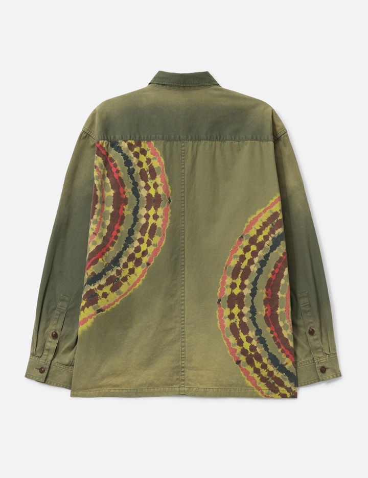 Tie-Dye Military Shirt