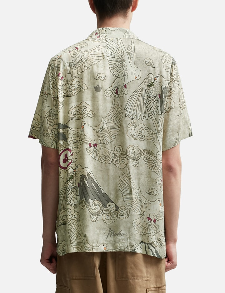 Peace Dove Camp Collar Shirt