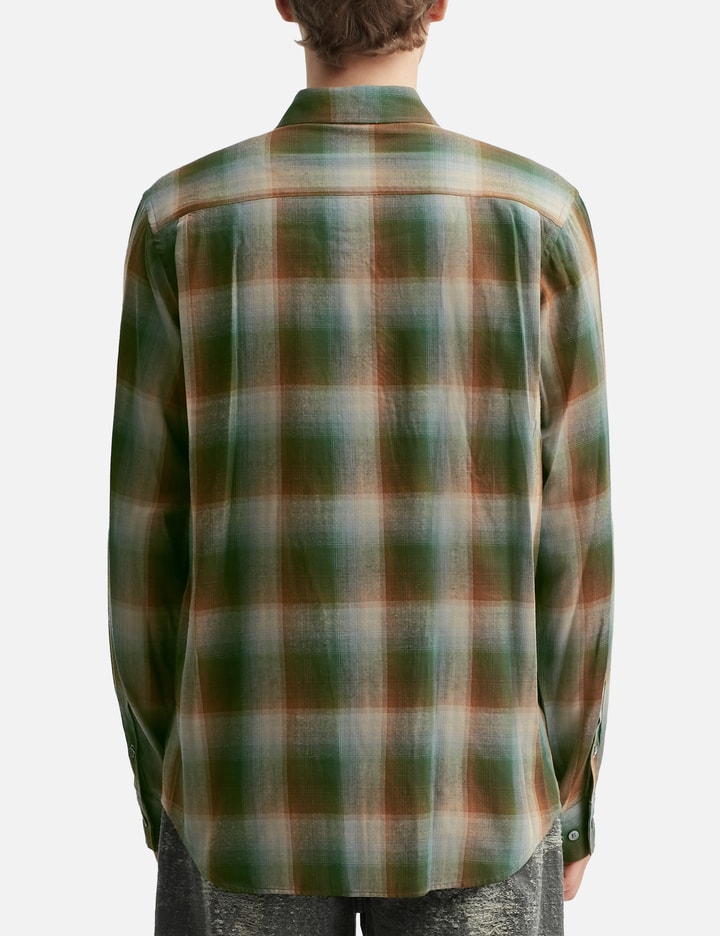 Check Embroidery Shirt
