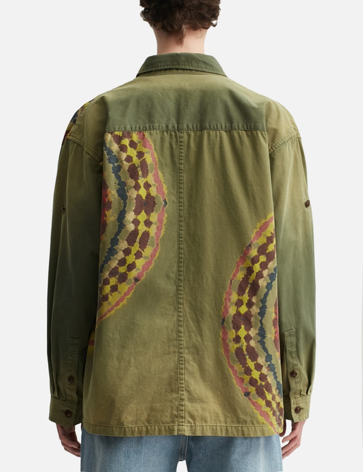 Tie-Dye Military Shirt