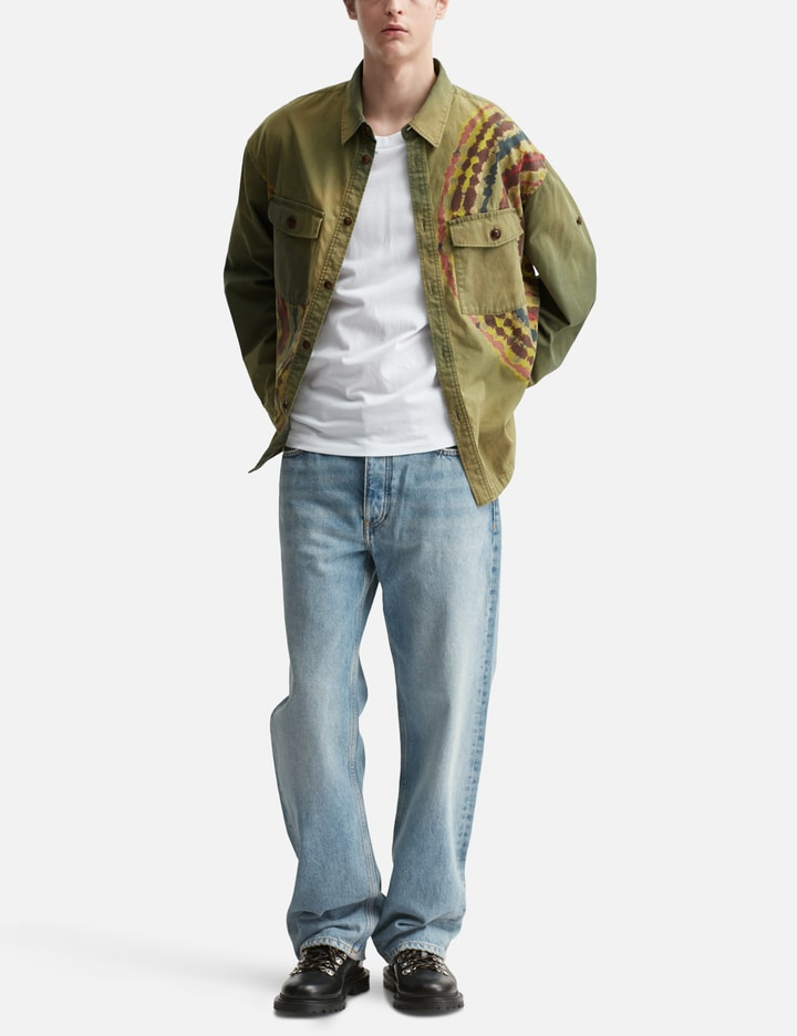 Tie-Dye Military Shirt