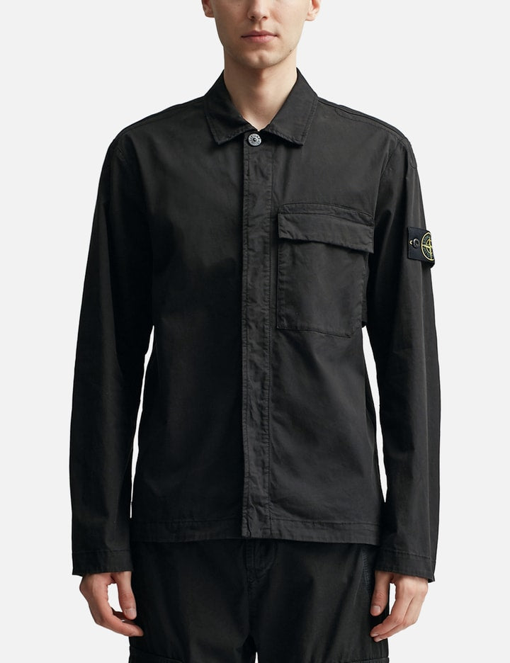 Supima® Cotton Twill Stretch-TC Regular Fit Overshirt