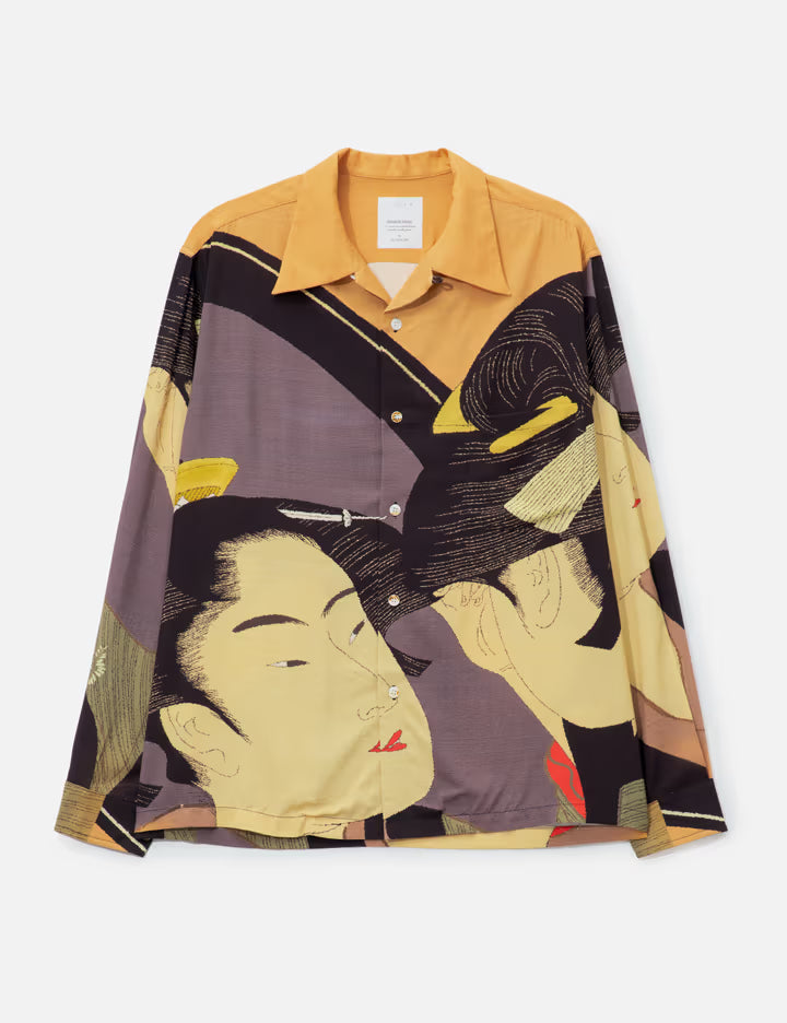 The Bijin At The Mirror Hawaiian Shirt