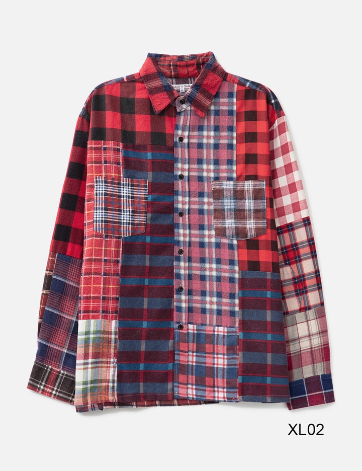 Flannel Shirt -> Straight Hem Shirt