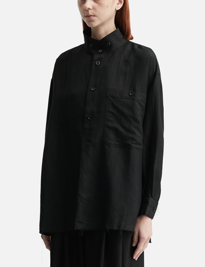Acceptance Oversized Draped Shirt