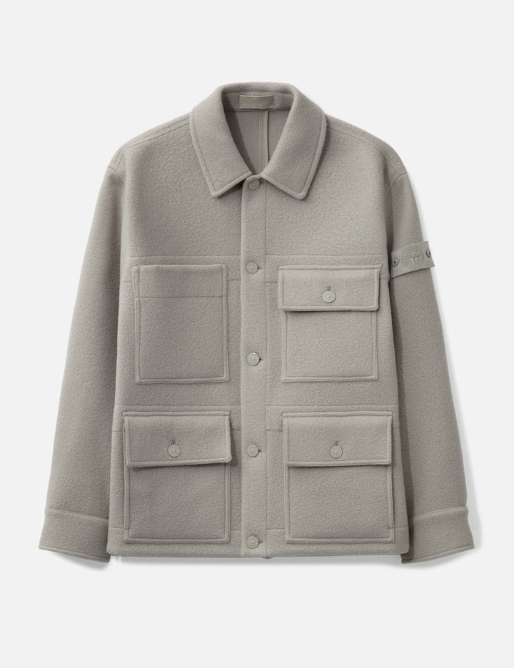 Heavy Melton Ghost Piece Jacket