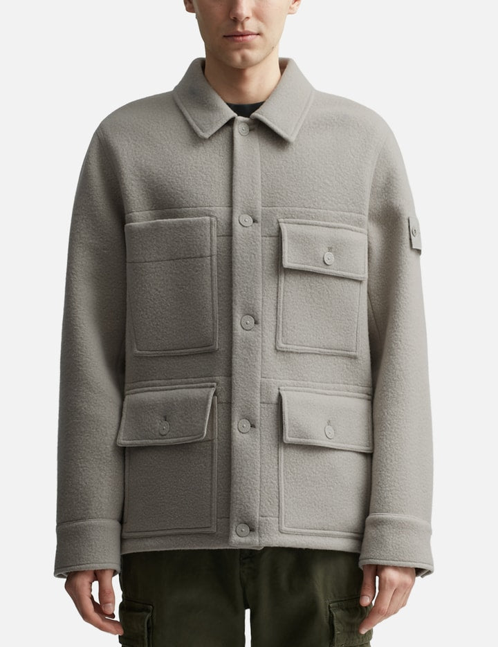 Heavy Melton Ghost Piece Jacket