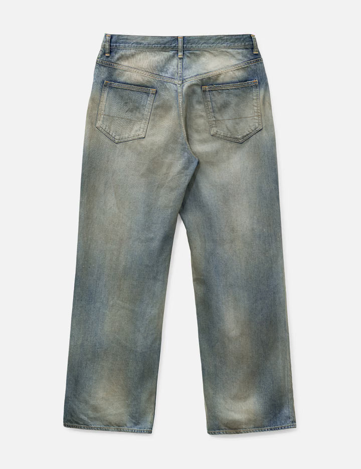 Shoe-Cut Denim Pants