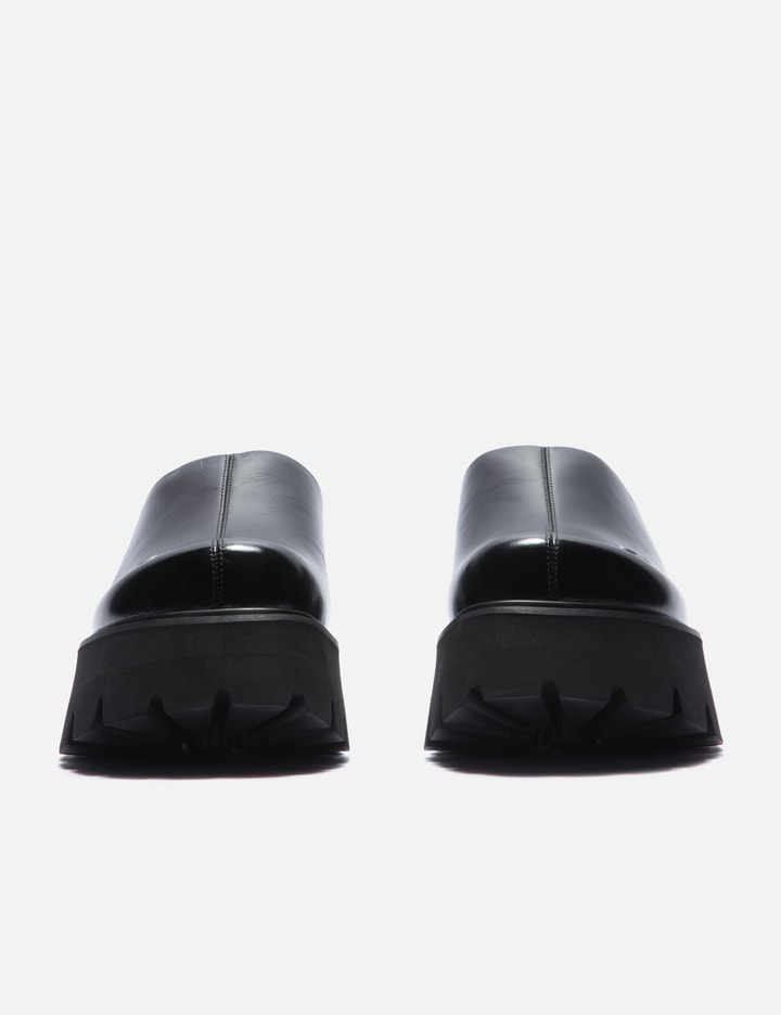 Choices Leather Platform Mules