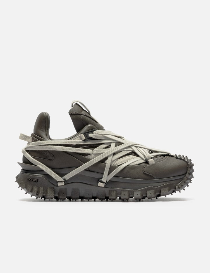 Moncler + Rick Owens Trailgrip Megalace Leather Trainers