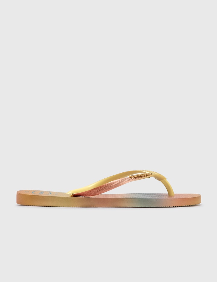 Slim Gradient Sunset Flip Flops