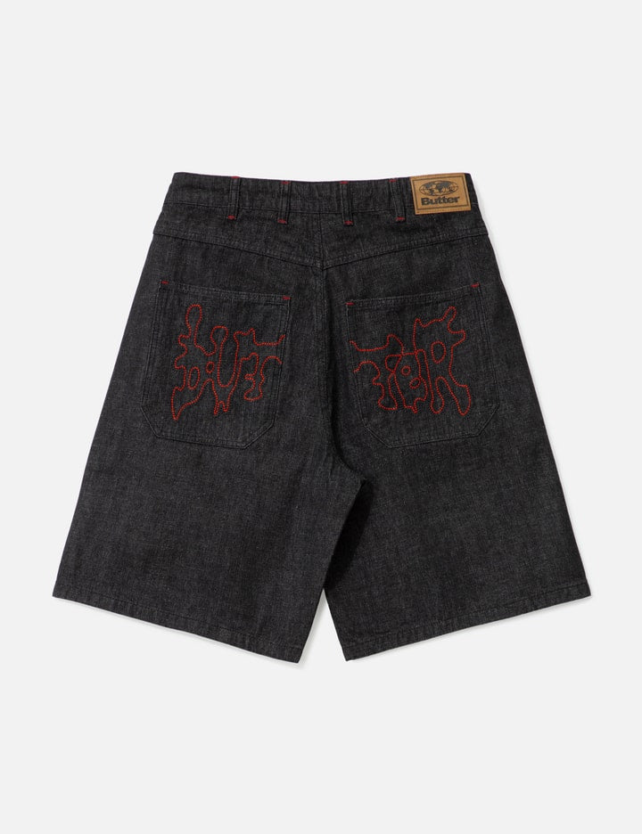 Blotch Denim Shorts