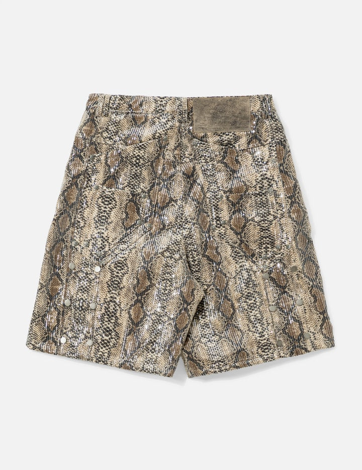 Sequined Studded Jorts