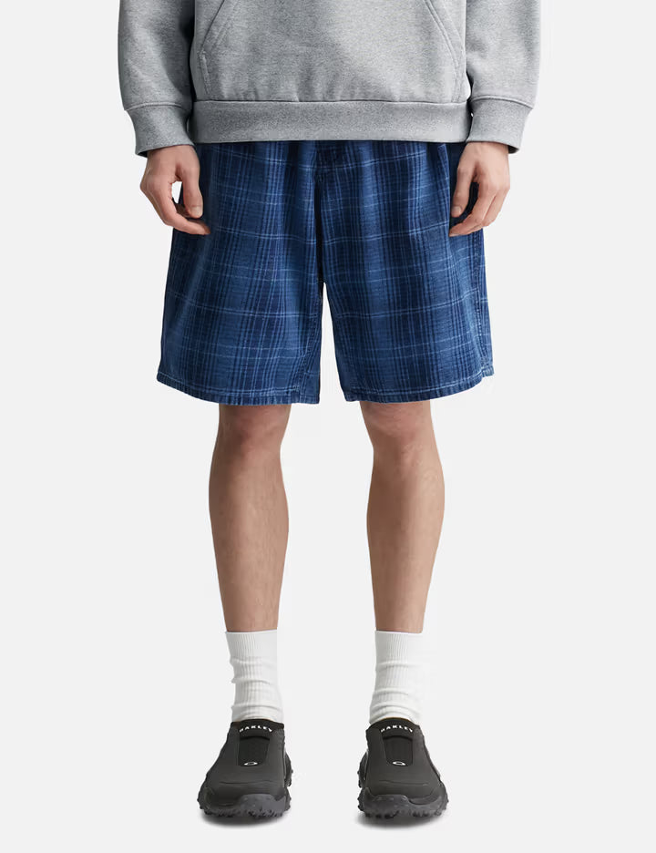 Lagoon Short Denim Plaid