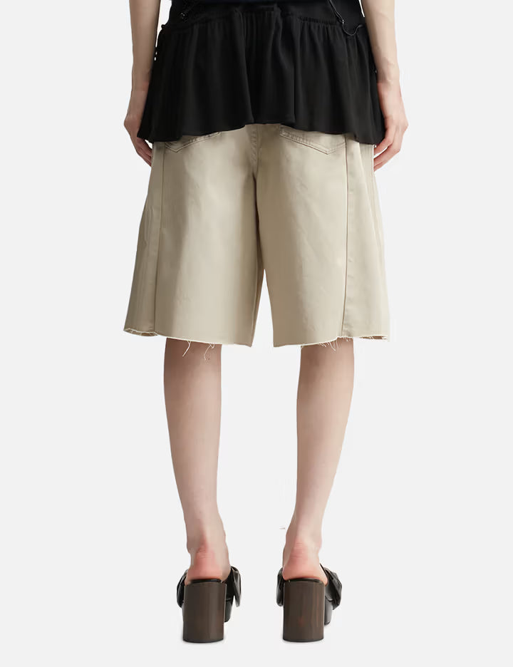 Tuck Bermuda Shorts